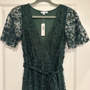 Baltic Born Green Floral Maxi Dress